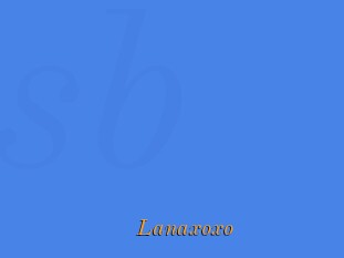 Lanaxoxo
